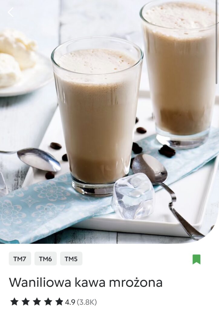 Thermomix Prezentacja - kawa mrożona
