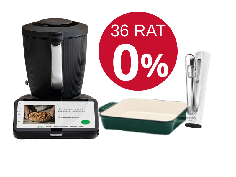 Thermomix TM7 z Sensorem i naczyniem żeliwnym do pieczenia – raty 0% do 36 rat
